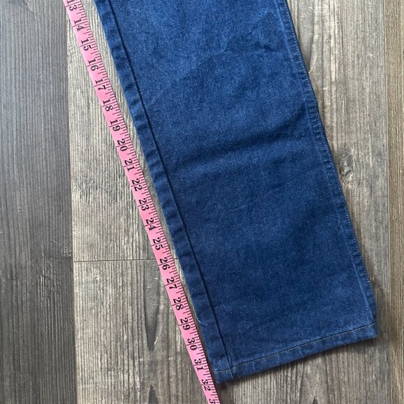 Wrangler Mens Cowboy Cut Slim Fit 32x32 Jeans Denim Indigo Western Modern Work - Picture 6 of 9